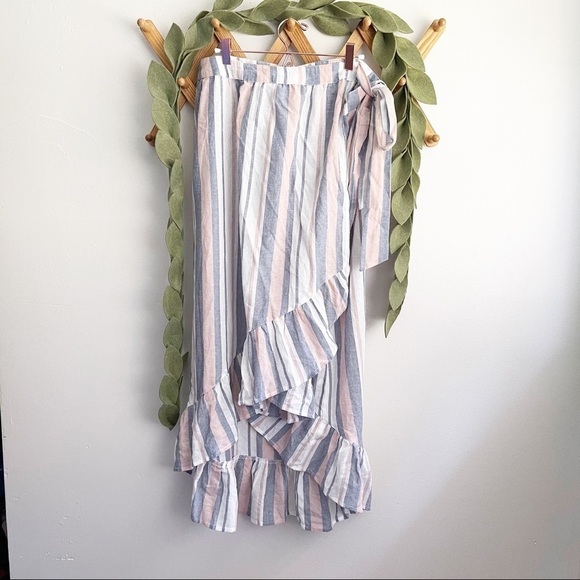 ASOS Woven Striped Ruffled 2pc Set - Picture 8 of 12